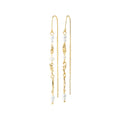 SLOAN chain earrings gold-plated